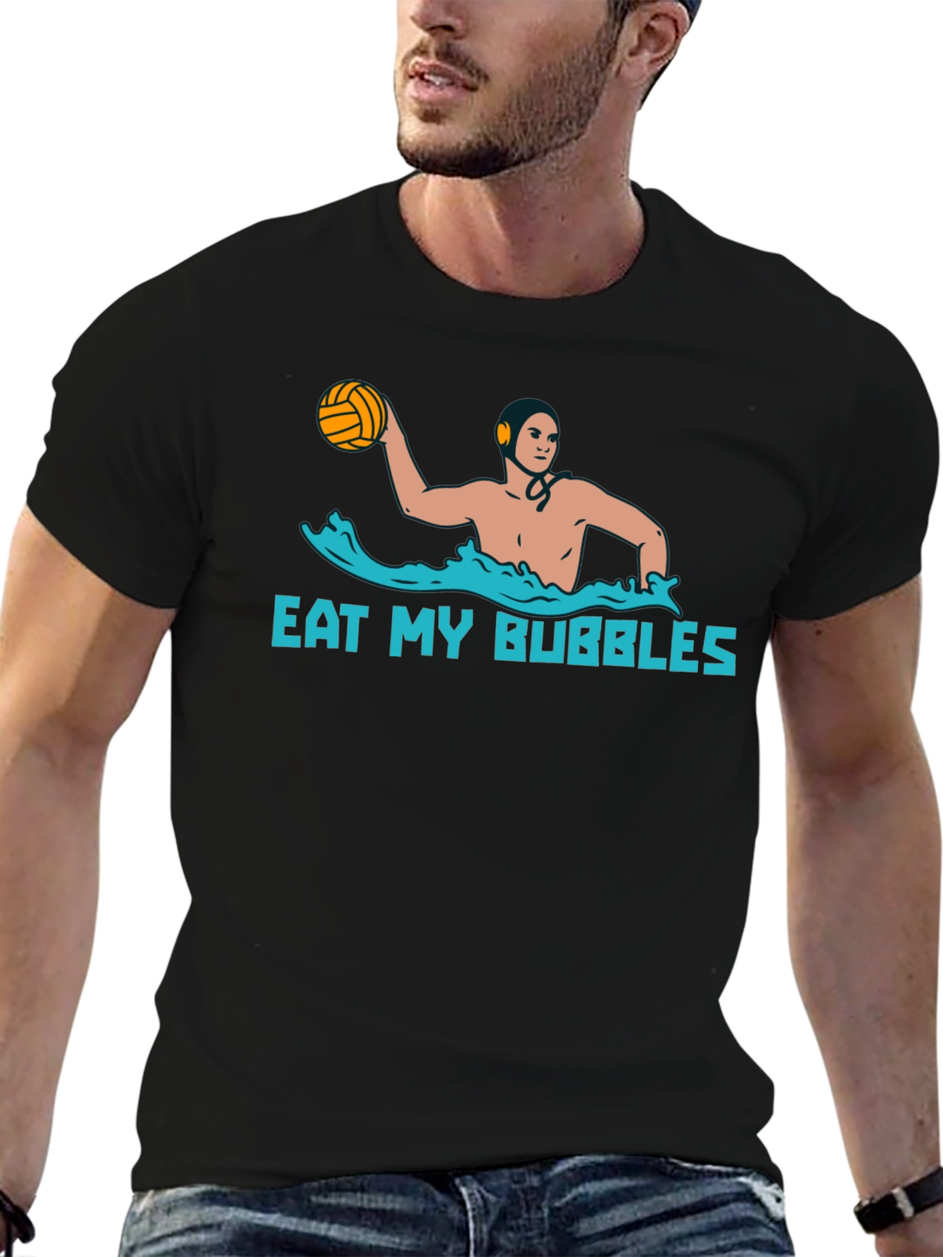 Eat My Bubbles Water Polo Graphic Tee