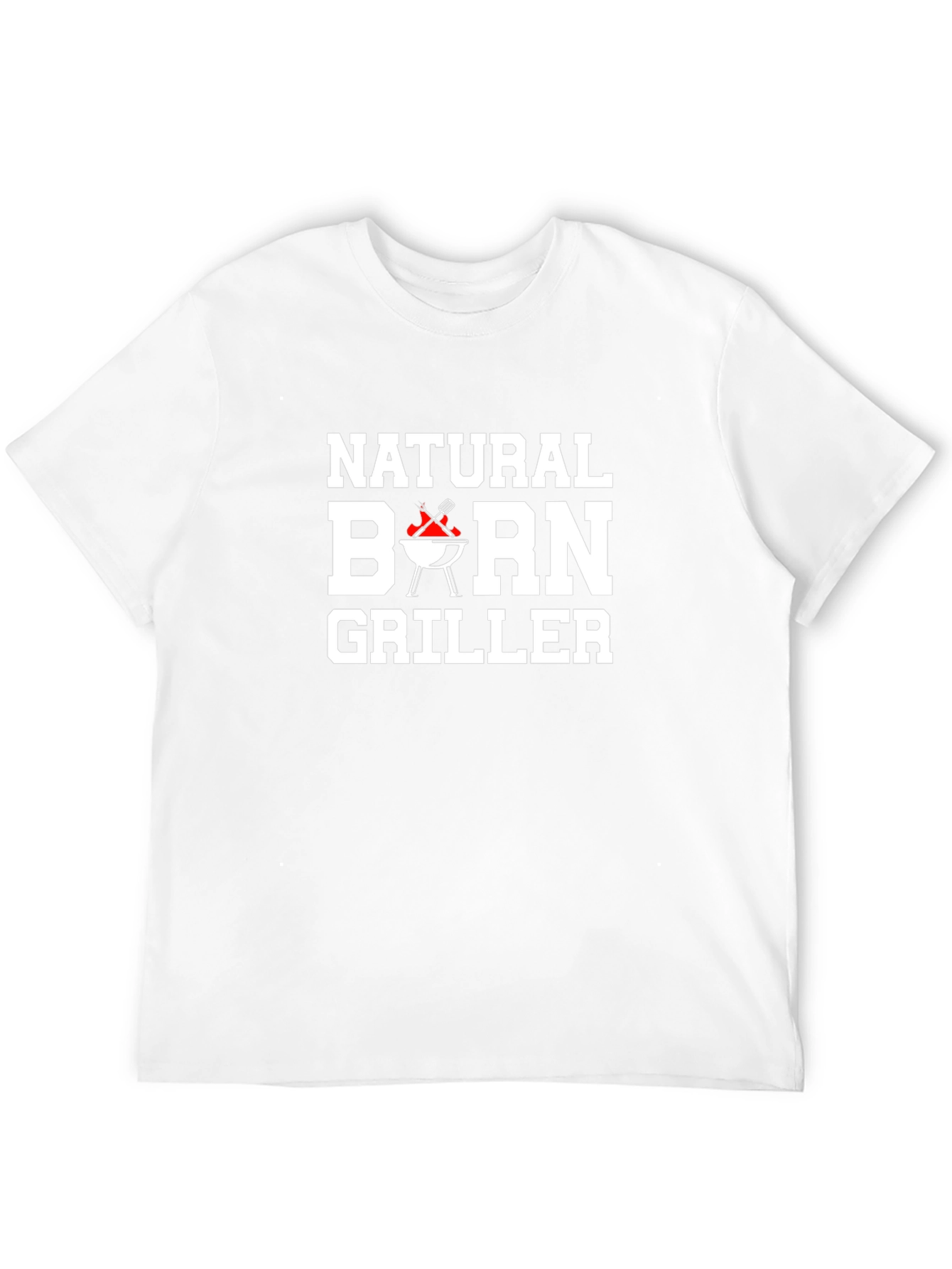 Natural Born Griller T-Shirt BBQ Gift