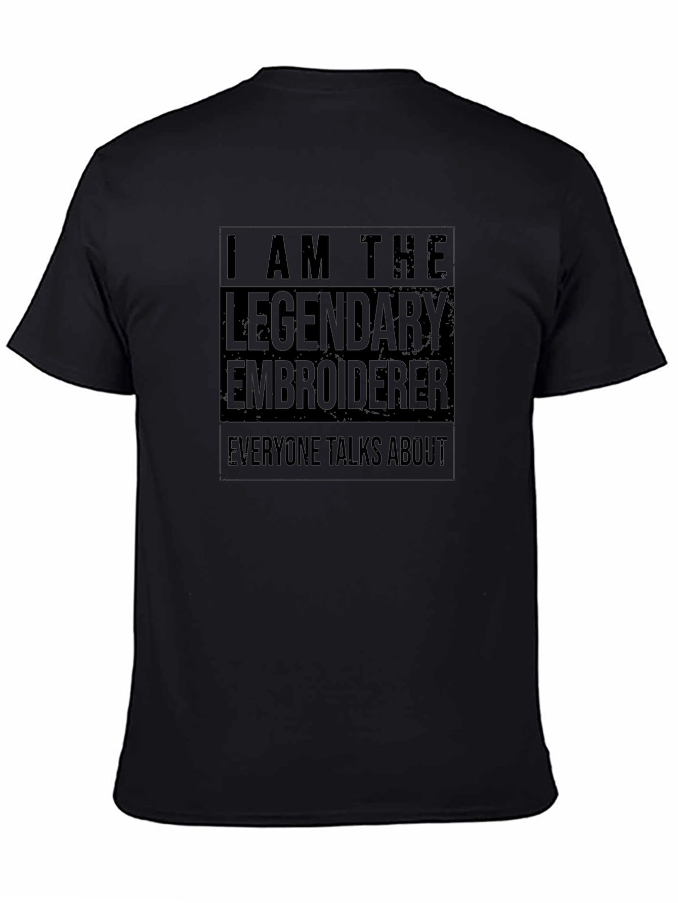 Legendary Embroiderer Black Graphic Tee