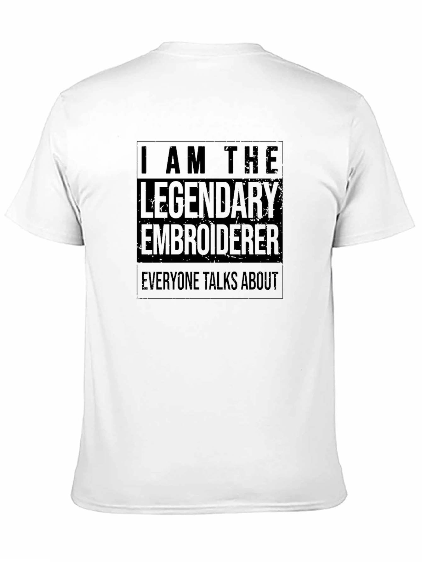 Legendary Embroiderer Black Graphic Tee