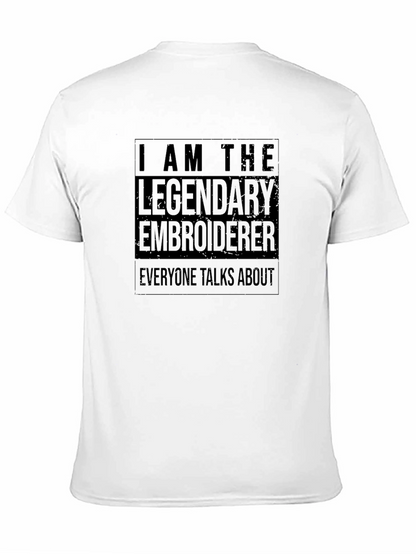 Legendary Embroiderer Black Graphic Tee