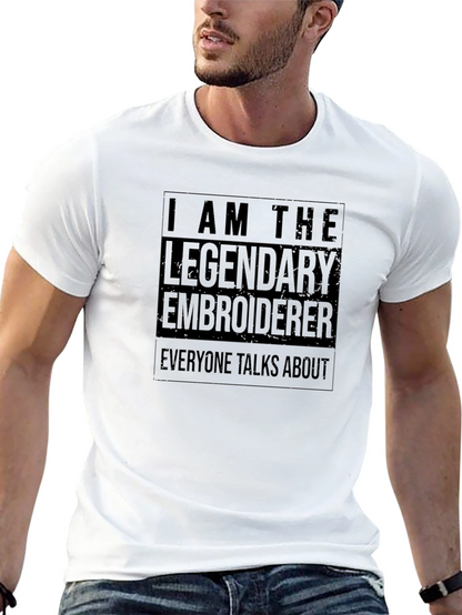 Legendary Embroiderer Black Graphic Tee