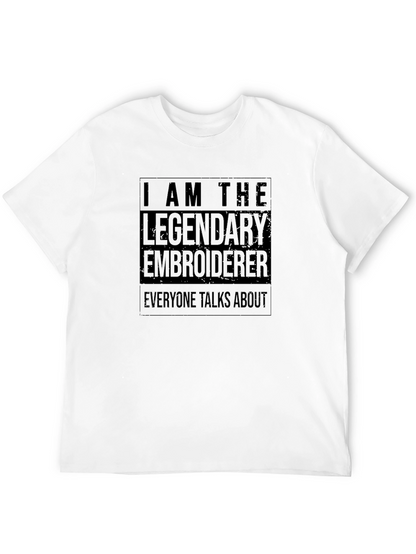 Legendary Embroiderer Black Graphic Tee