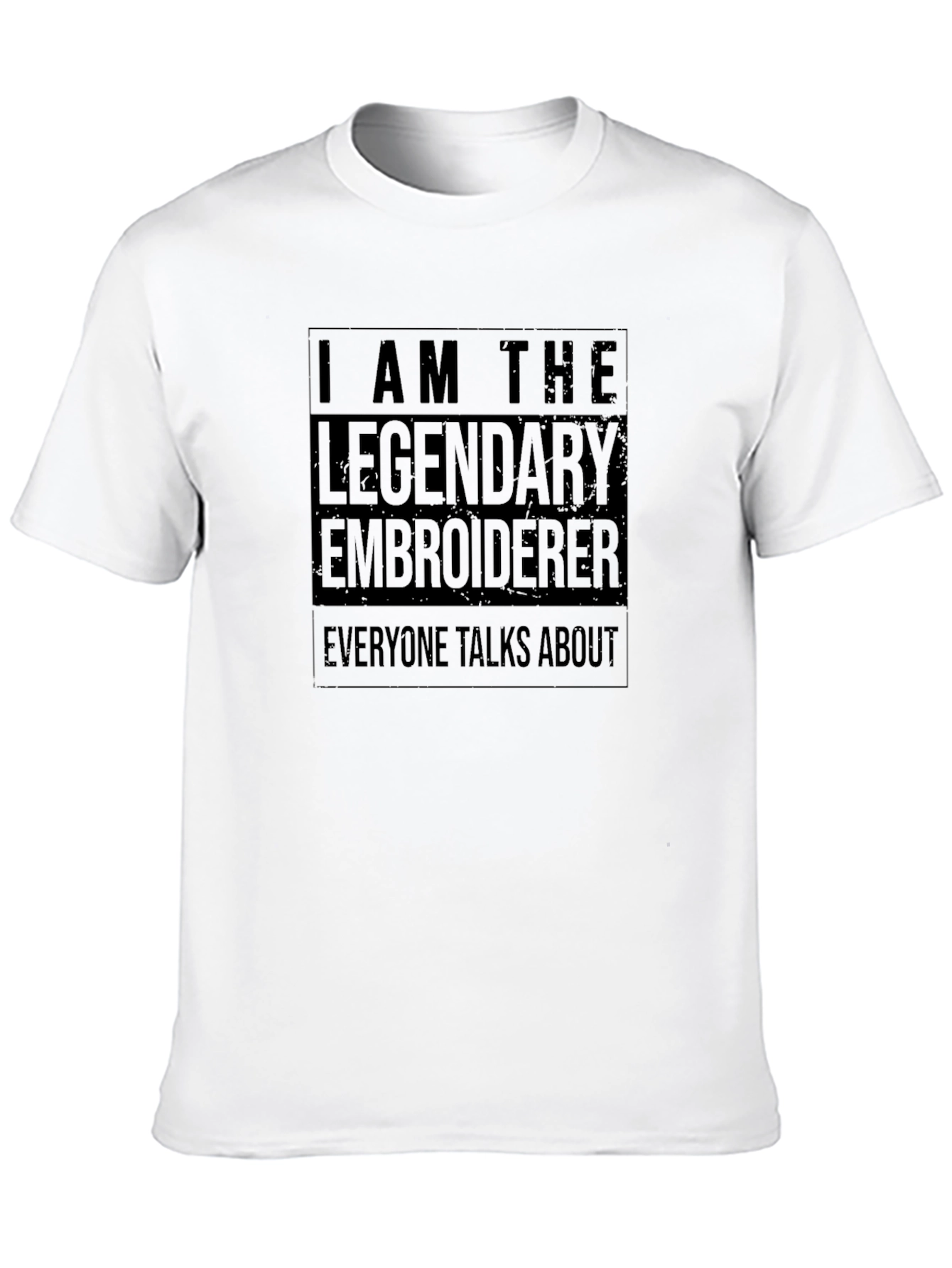 Legendary Embroiderer Black Graphic Tee
