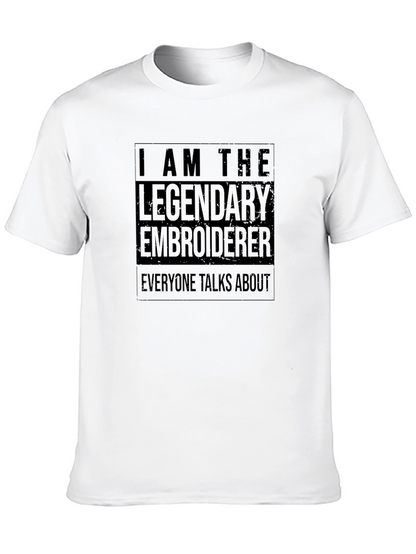 Legendary Embroiderer Black Graphic Tee