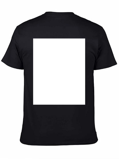 Blank Black T-Shirt - Customizable Design Ready