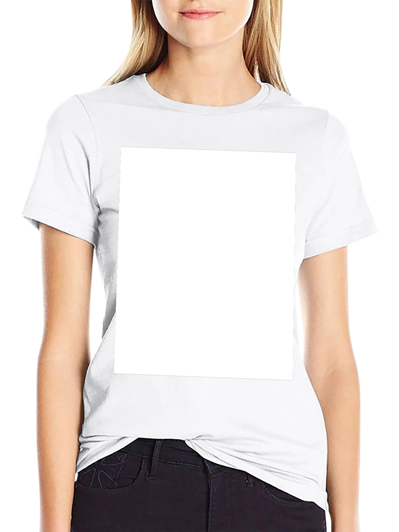Blank Black T-Shirt - Customizable Design Ready