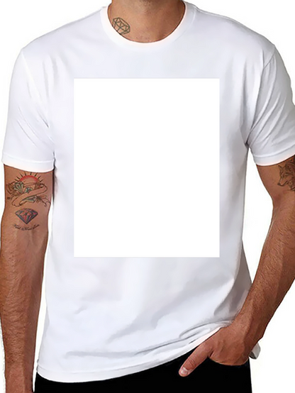 Blank Black T-Shirt - Customizable Design Ready