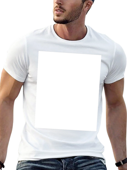Blank Black T-Shirt - Customizable Design Ready