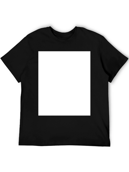 Blank Black T-Shirt - Customizable Design Ready
