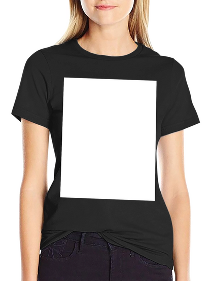 Blank Black T-Shirt - Customizable Design Ready