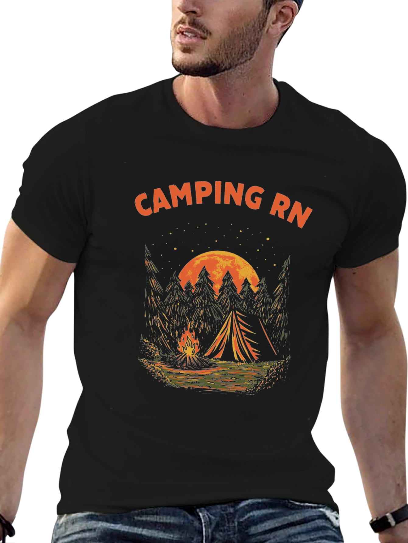Camping RN Graphic T-Shirt - Adventure Ready