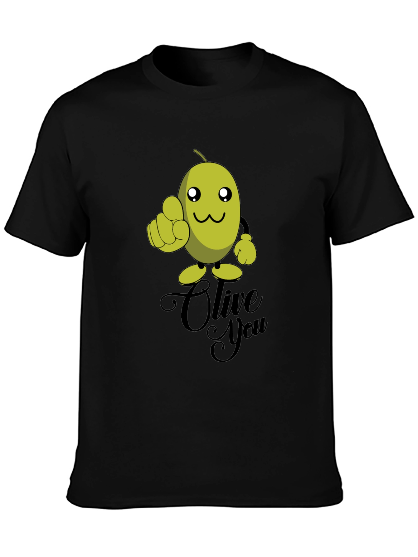 Olive You Funny Graphic T-Shirt