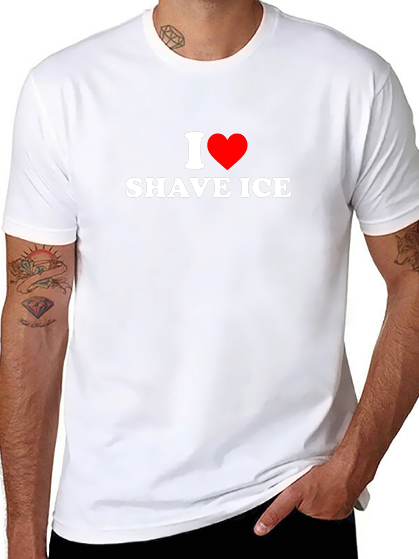 I Love Shave Ice T-Shirt - Soft Cotton Tee