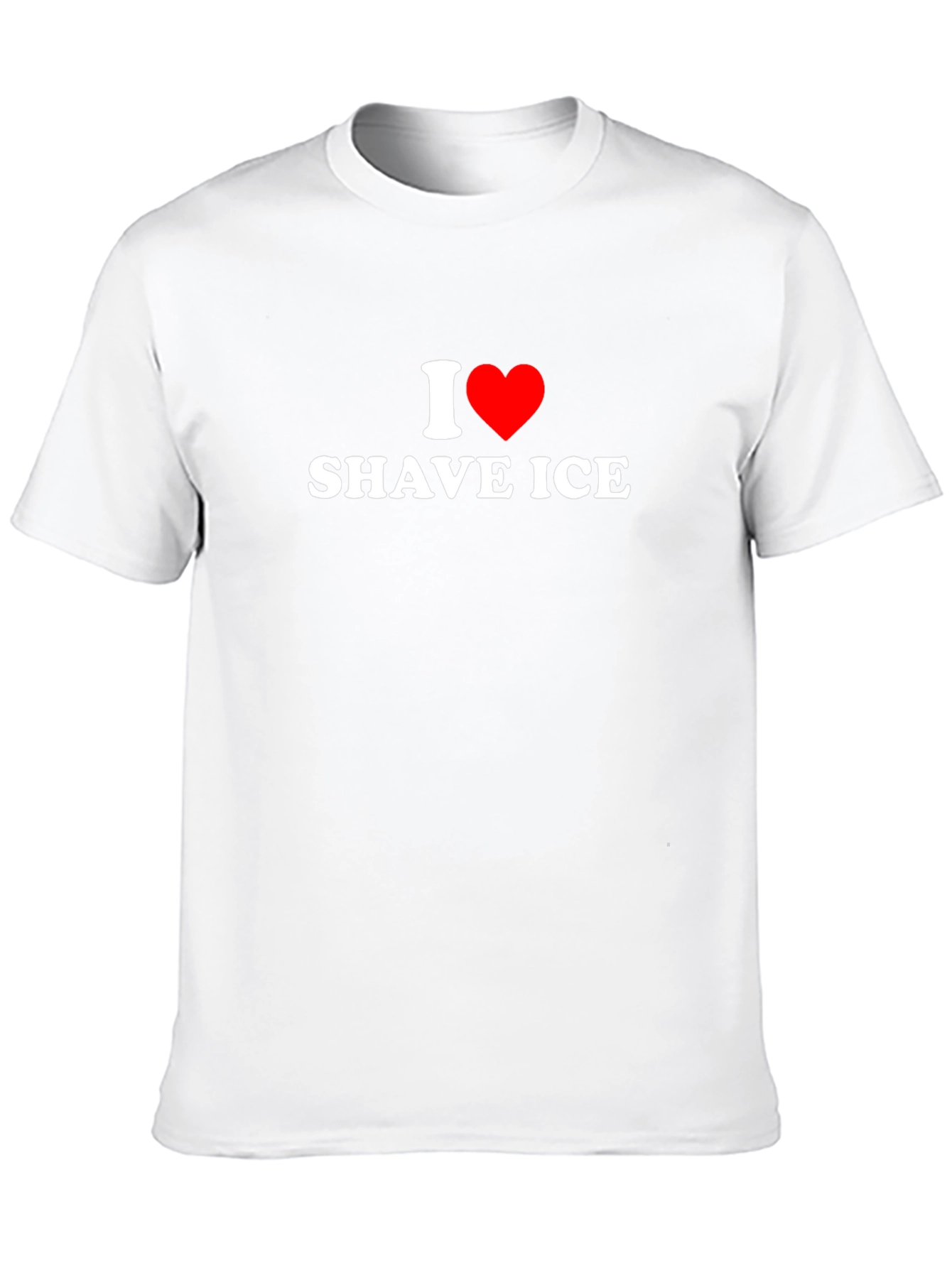 I Love Shave Ice T-Shirt - Soft Cotton Tee