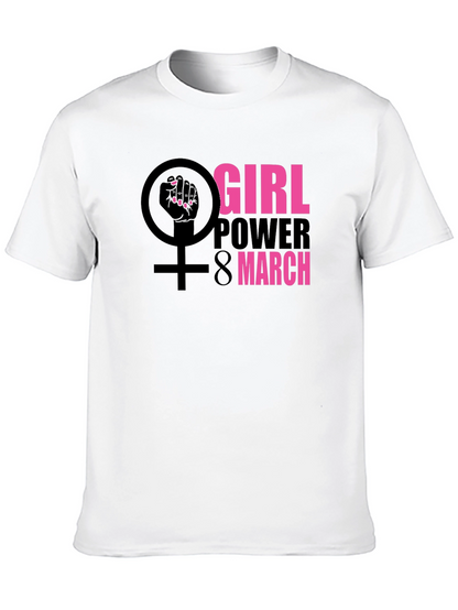 Girl Power T-Shirt Feminist March Tee