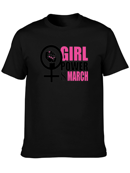 Girl Power T-Shirt Feminist March Tee