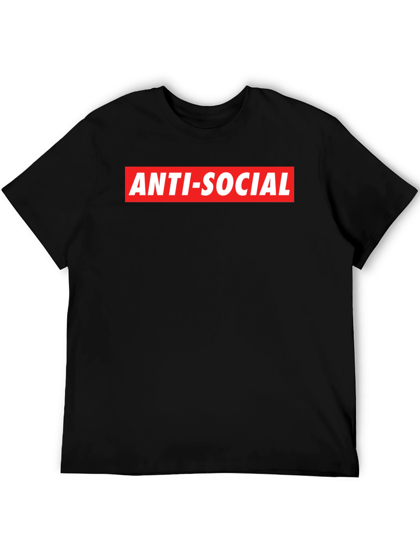Anti-Social Graphic Tee - Bold Statement Shirt