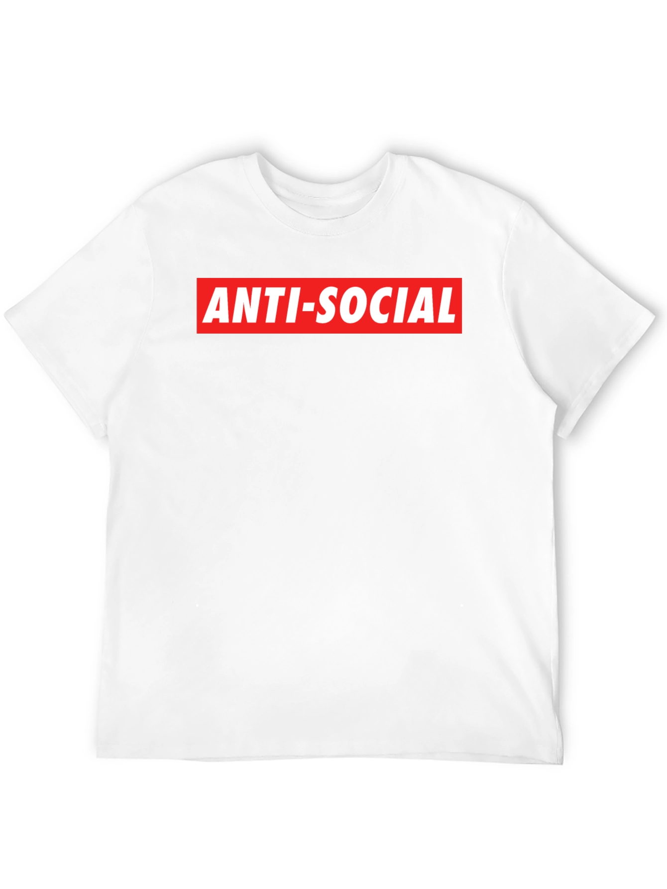 Anti-Social Graphic Tee - Bold Statement Shirt