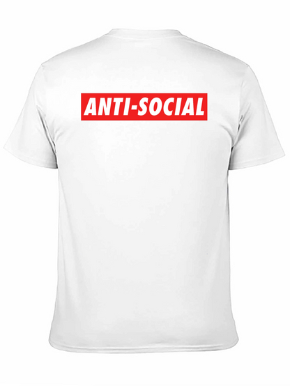 Anti-Social Graphic Tee - Bold Statement Shirt
