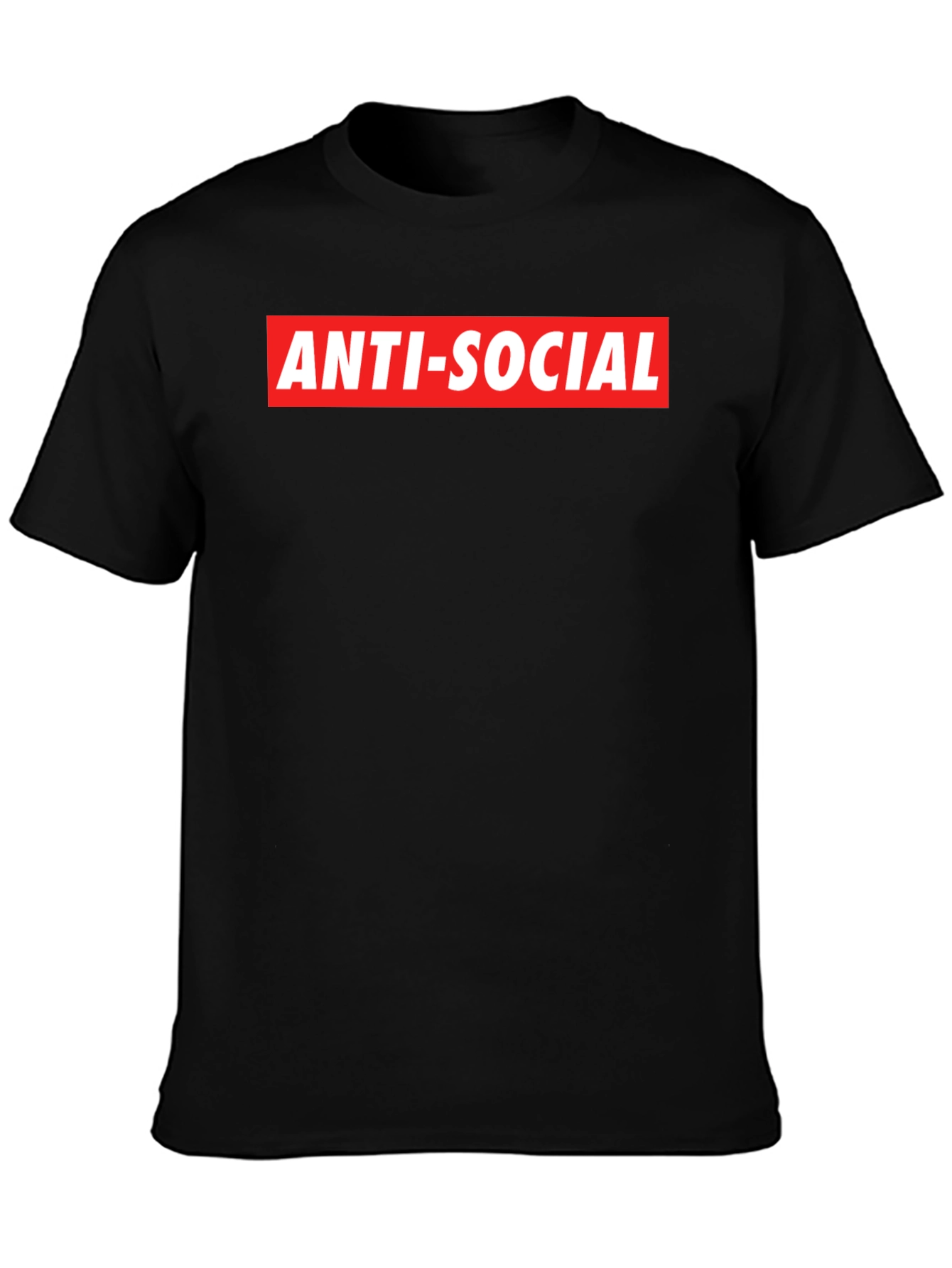 Anti-Social Graphic Tee - Bold Statement Shirt