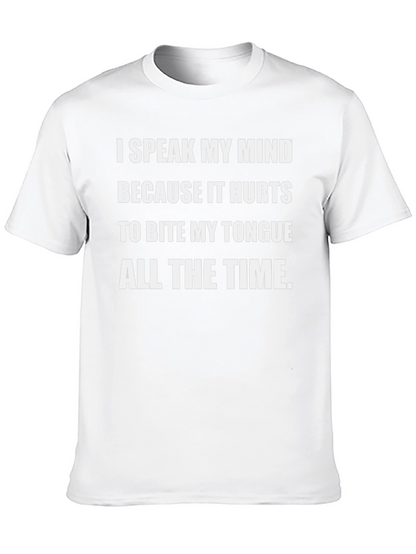 Speak My Mind Tee - Bold Statement T-Shirt