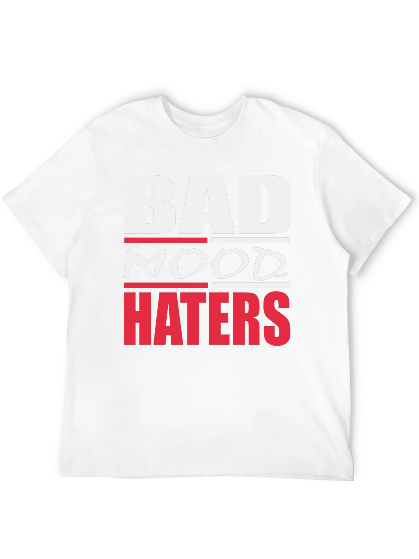 Bad Mood Haters Graphic T-Shirt - Black