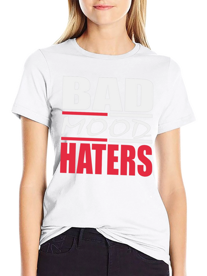Bad Mood Haters Graphic T-Shirt - Black