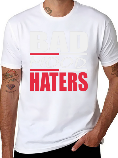 Bad Mood Haters Graphic T-Shirt - Black