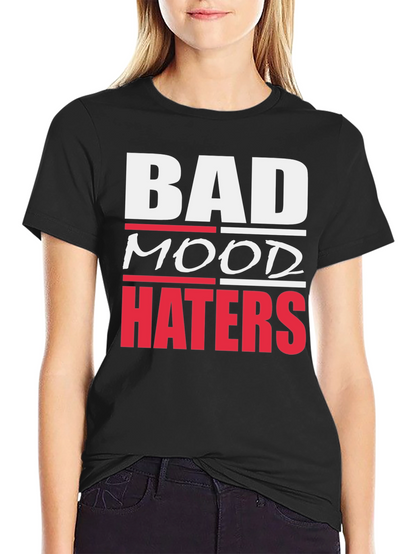 Bad Mood Haters Graphic T-Shirt - Black