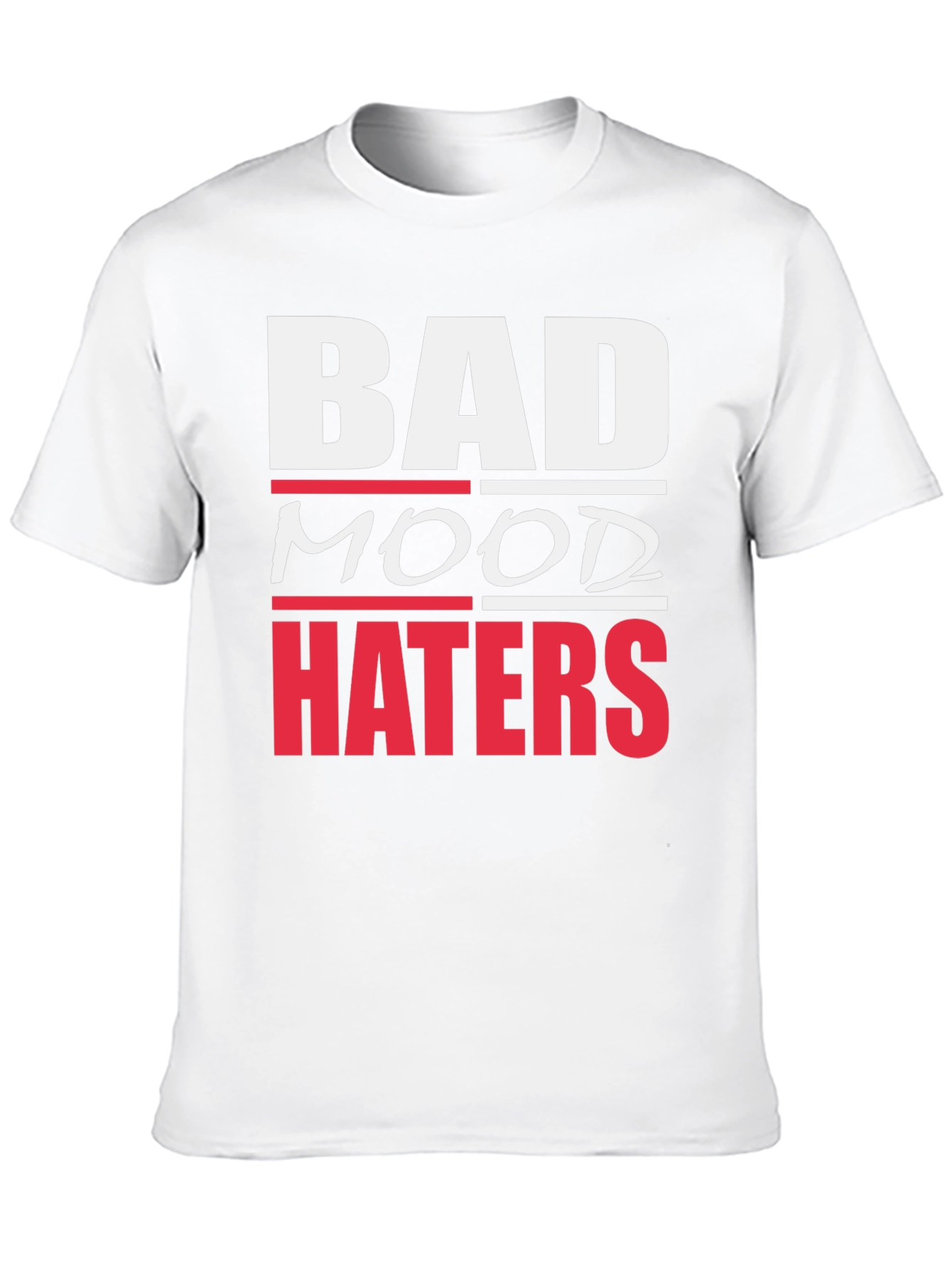 Bad Mood Haters Graphic T-Shirt - Black