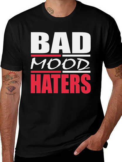 Bad Mood Haters Graphic T-Shirt - Black