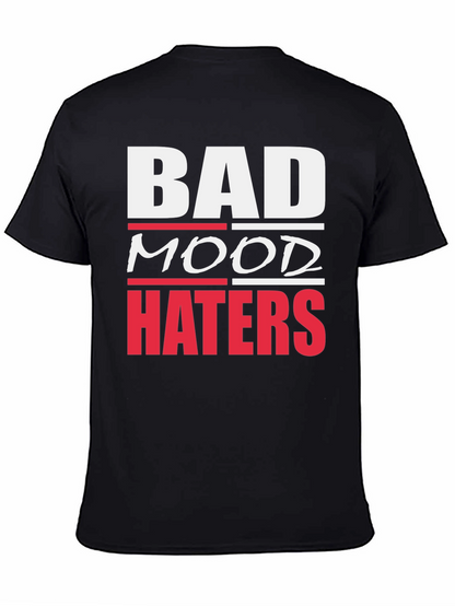 Bad Mood Haters Graphic T-Shirt - Black