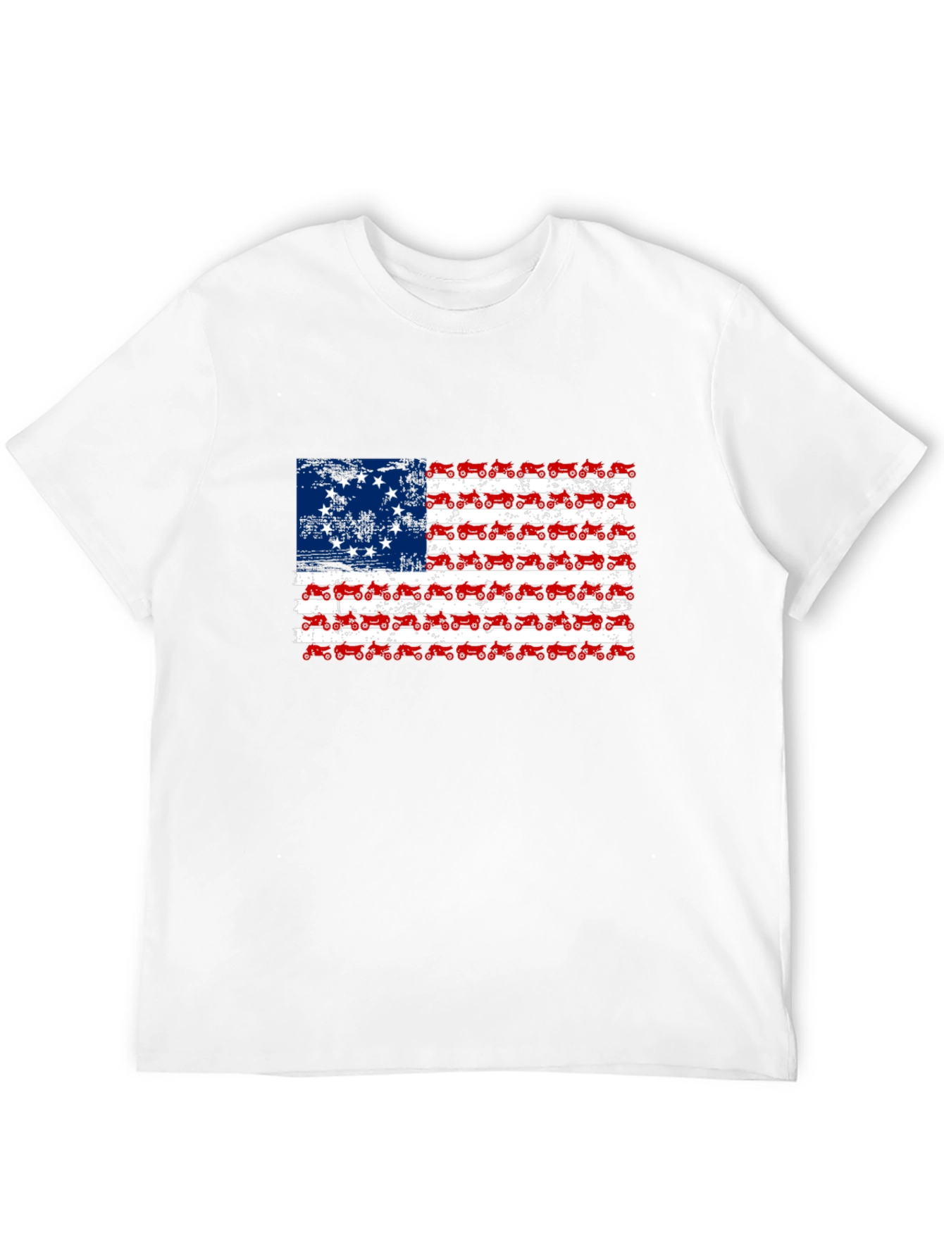 Betsy Ross Tractor Flag T-Shirt