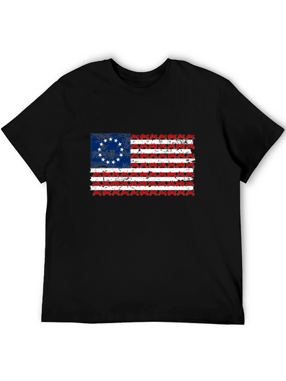 Betsy Ross Tractor Flag T-Shirt