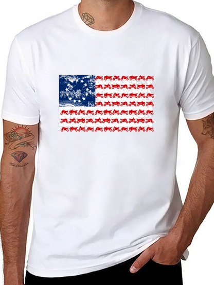 Betsy Ross Tractor Flag T-Shirt