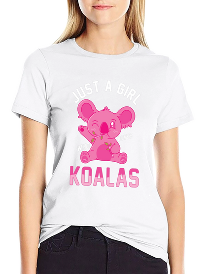 Just A Girl Who Loves Koalas T-Shirt