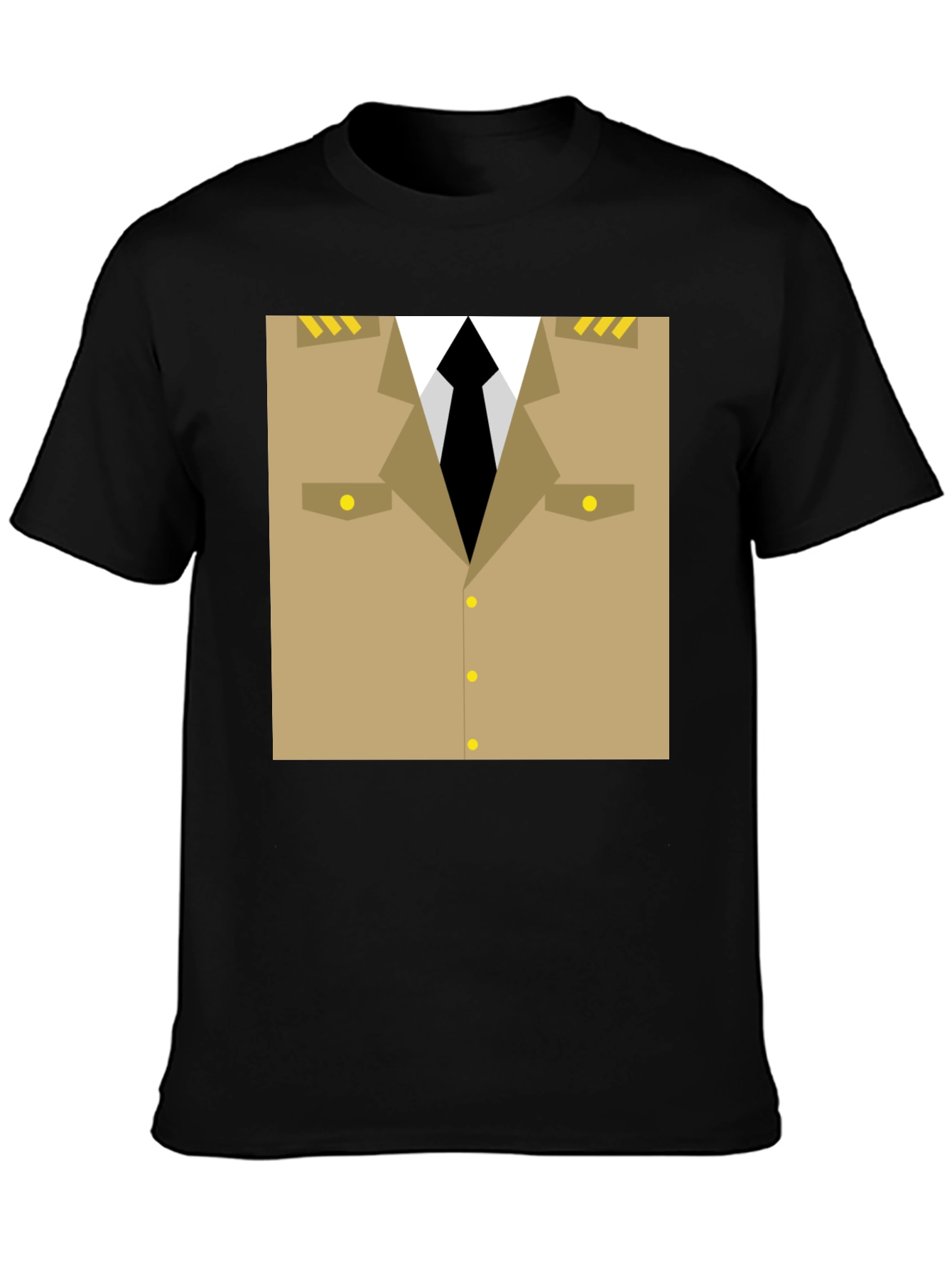 Novelty Military Uniform T-Shirt - Costume Cosplay