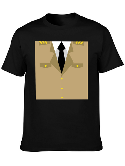 Novelty Military Uniform T-Shirt - Costume Cosplay