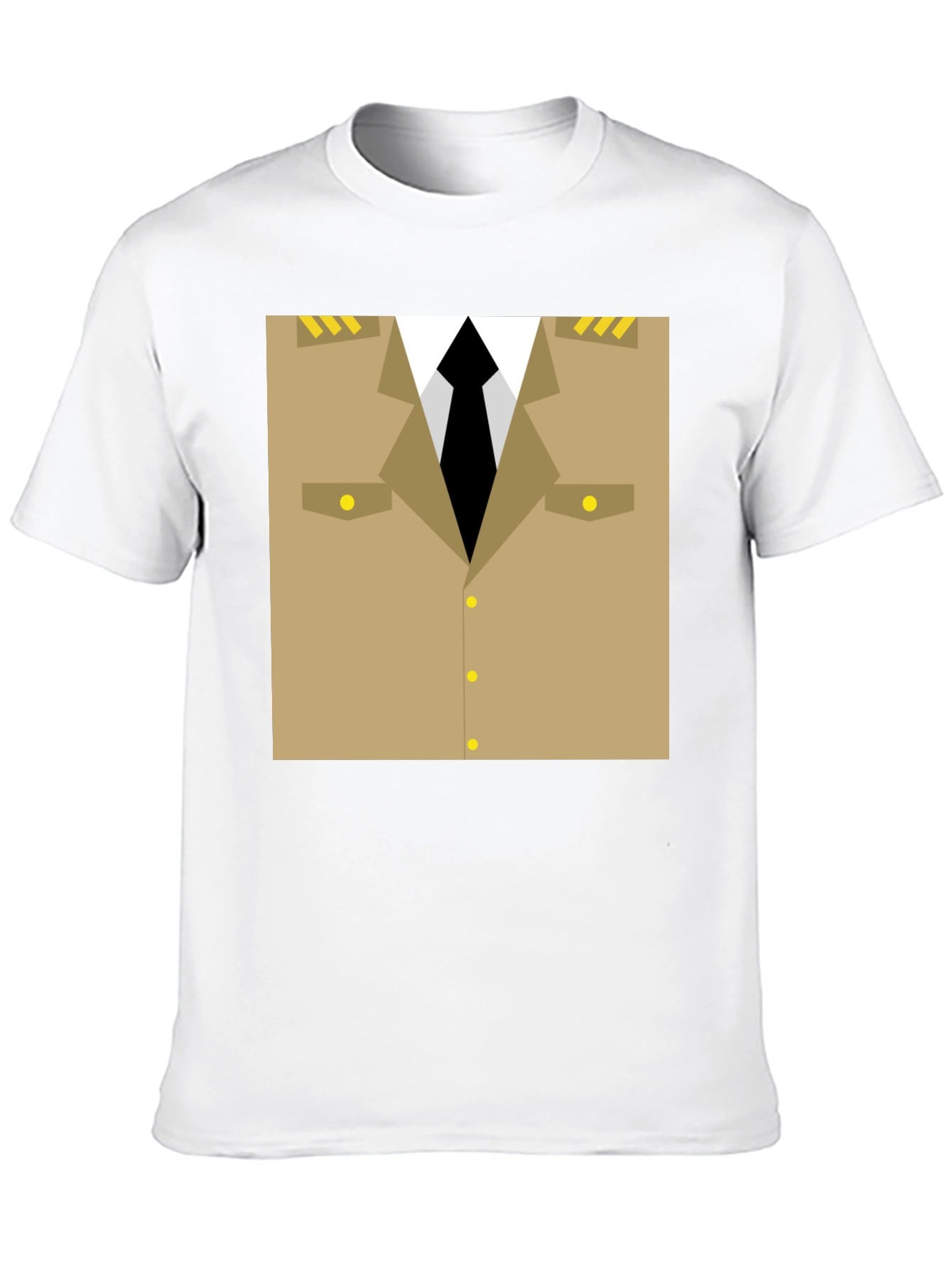 Novelty Military Uniform T-Shirt - Costume Cosplay