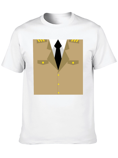 Novelty Military Uniform T-Shirt - Costume Cosplay