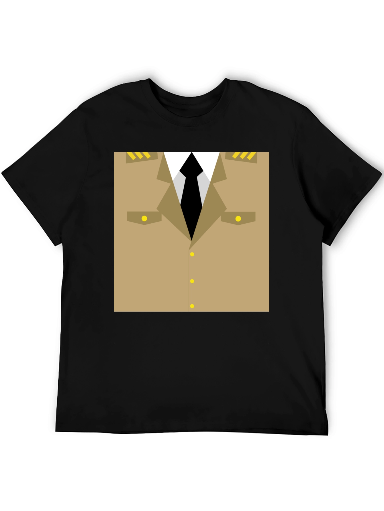 Novelty Military Uniform T-Shirt - Costume Cosplay