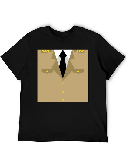 Novelty Military Uniform T-Shirt - Costume Cosplay