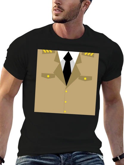 Novelty Military Uniform T-Shirt - Costume Cosplay