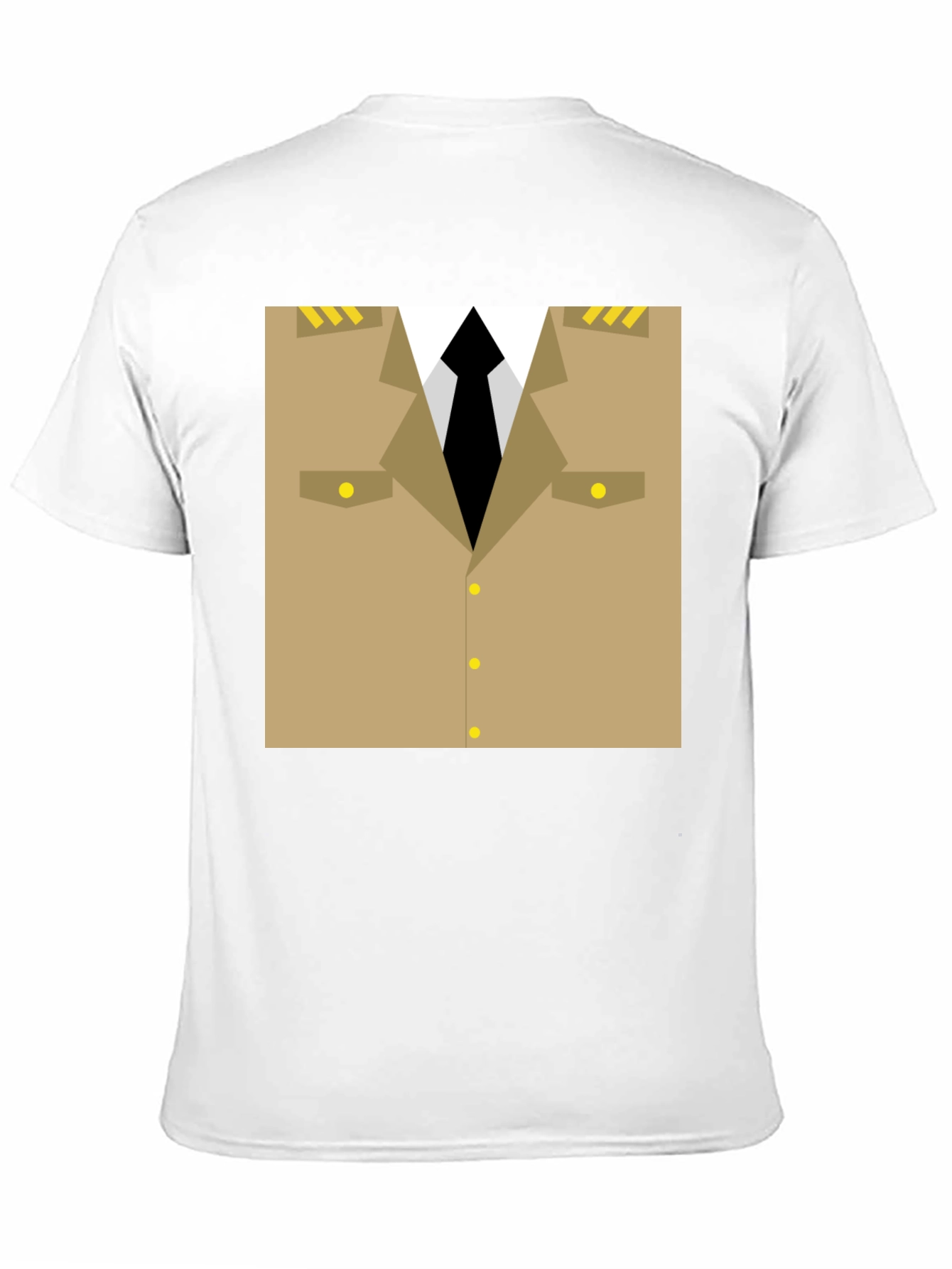 Novelty Military Uniform T-Shirt - Costume Cosplay