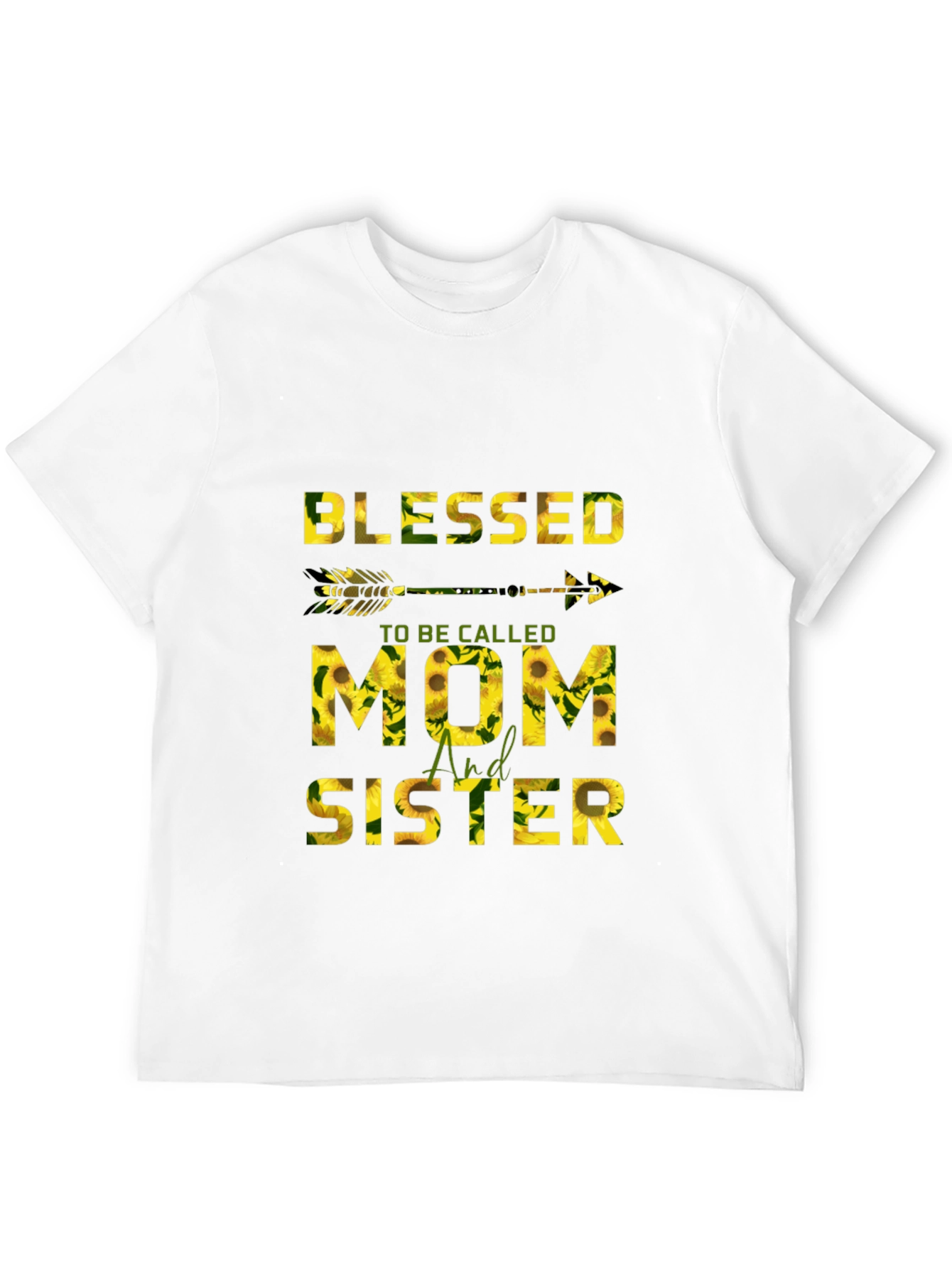 Blessed Mom & Sister Sunflower Graphic Tee