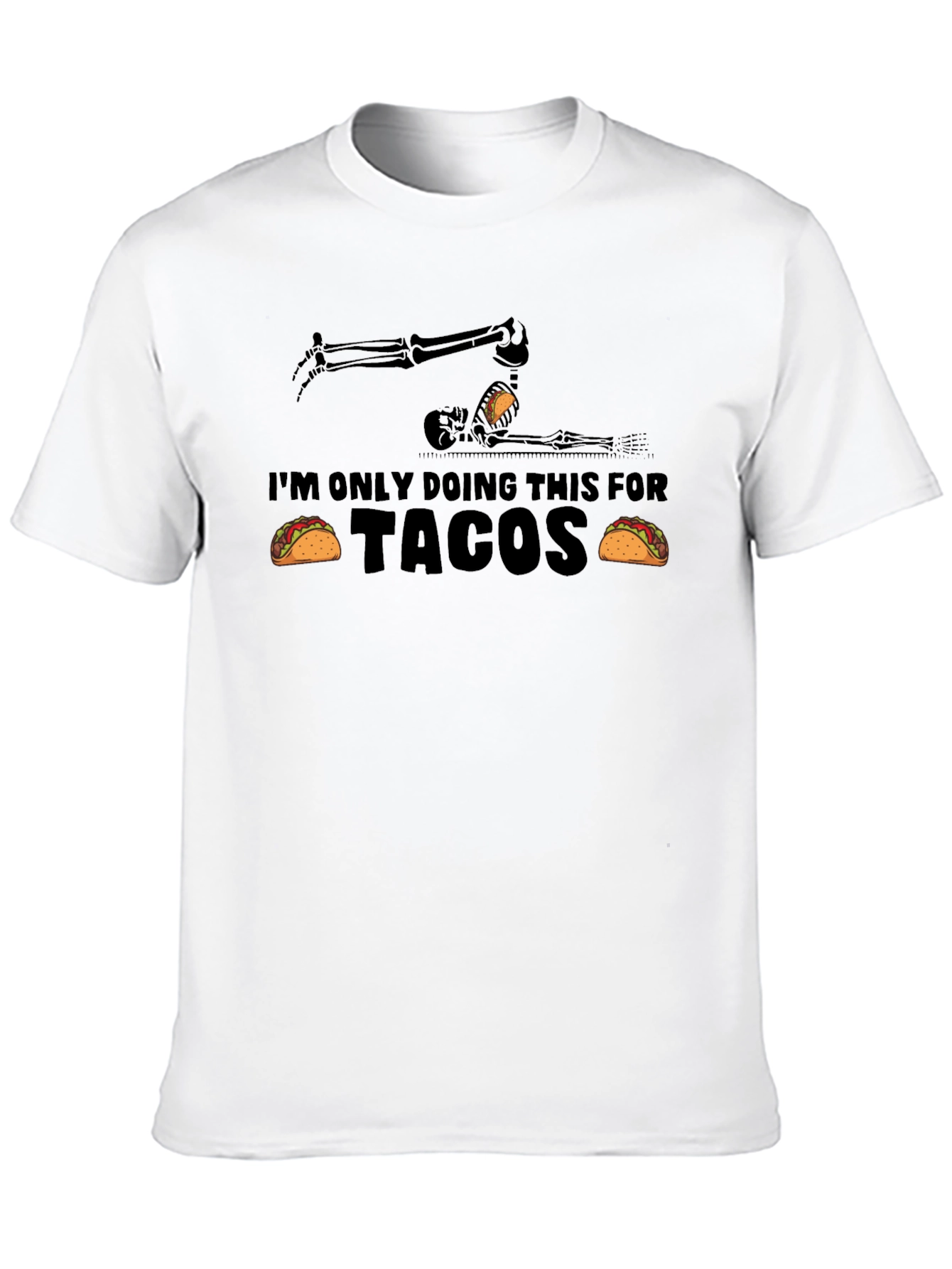 Tacos Skeleton Graphic Tee