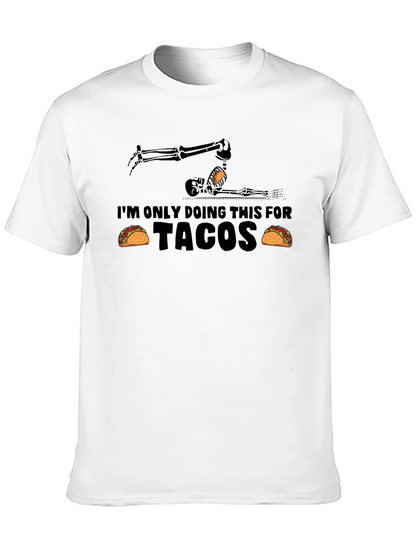 Tacos Skeleton Graphic Tee