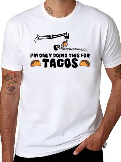 Tacos Skeleton Graphic Tee