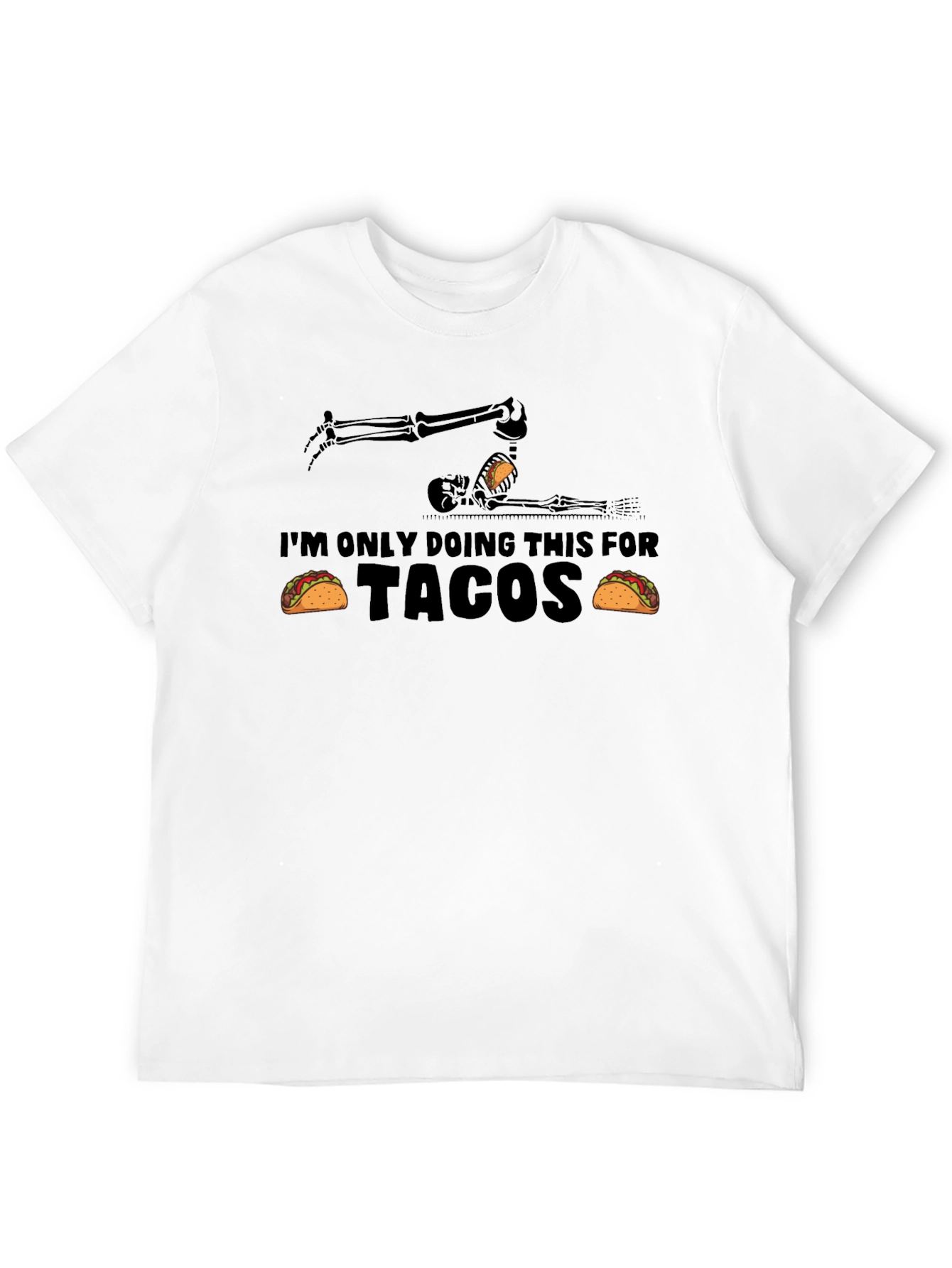 Tacos Skeleton Graphic Tee